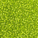 Японский бисер TOHO Round 11/0 (№24), с внутренним серебрением, прозрачный