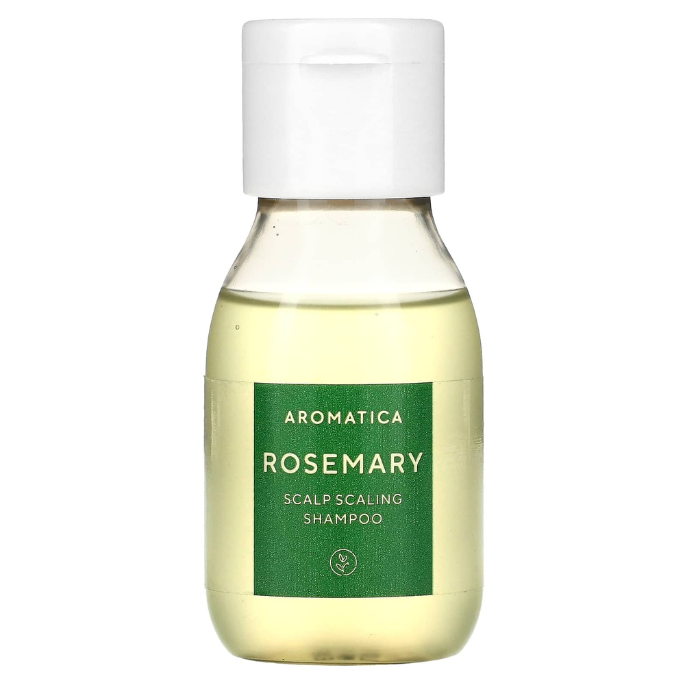 Aromatica, Шампунь для снятия налета на кожу головы, розмарин, 30 мл (1 жидк. унц.)