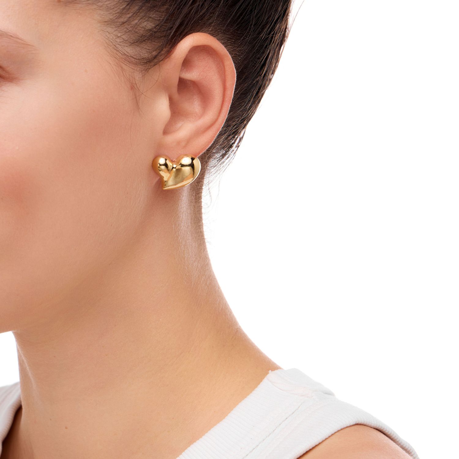 Серьги Wreathy Heart Earrings – Gold
