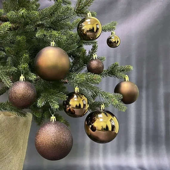 Набор пластиковых шаров Гамма 46 шт., шоколадный, House of seasons (84683)