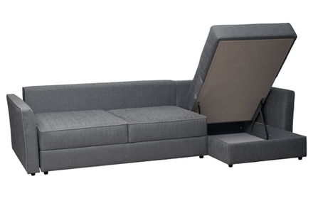 Диван Garda Decor Сорренто (Sorrento) 290 с канапе трехмест.раскл (Еврокнижка) Koza0310-KOR+Nev91 290*156*90 см