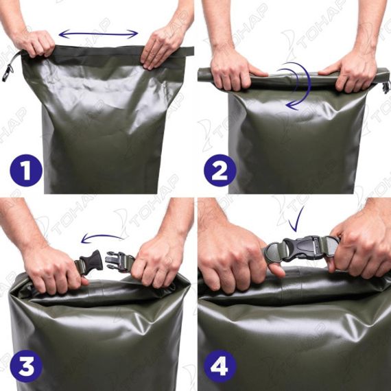 Драйбег 70л (d33/h100cm) хаки (HS-DB-7033100-H) Helios