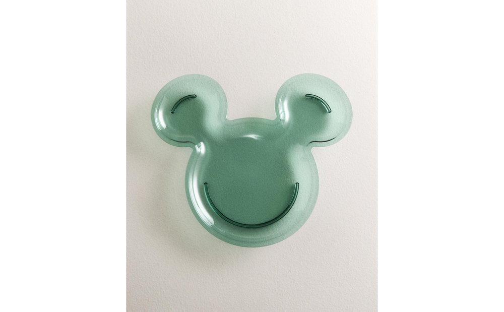 Zara Home тарелка из пластика, цвет зелёный, 24.8 см