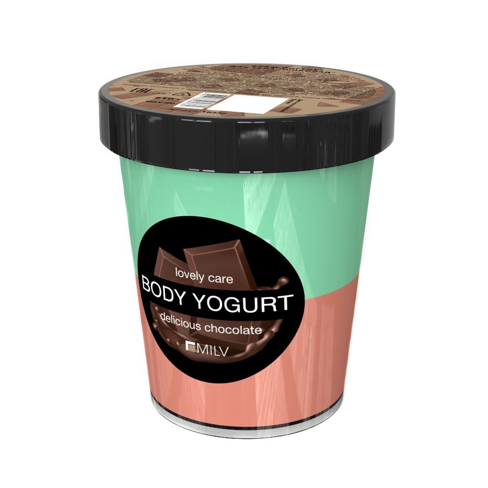 MILV (Арт.18330) Крем-йогурт двухцветный &quot;Шоколад&quot;, 210 г