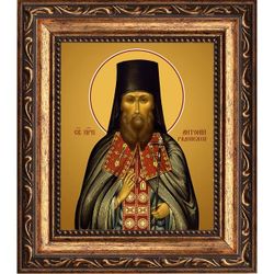 Антоний Радонежский преподобный архимандрит. Икона на холсте.