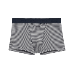 Мужские трусы боксеры в темно-синюю полоску HOM SIMON Boxer Briefs HO1 359850_4000RA
