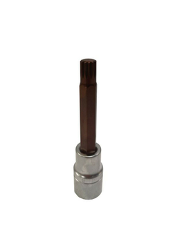 Головка-бита SPLINE 12-лучевая Premium M8 1/2''(L-100мм) RockForce##Rock FORCE RF-34810008 Premium