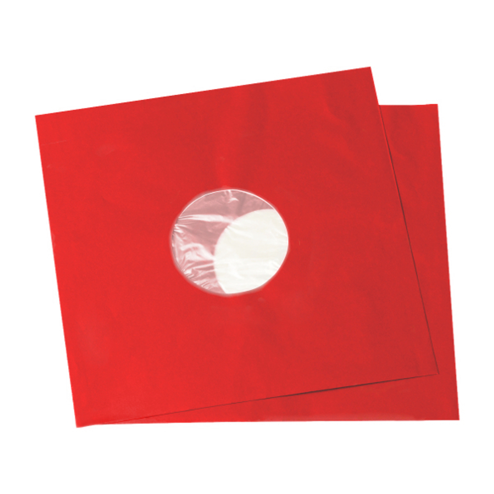 Конверты Внутренние Для Пластинок 12" (50 шт.)(Audio Anatomy Inner Record Sleeves)(Красные)