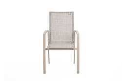 Стул из алюминия GONZO бежевый  Joygarden