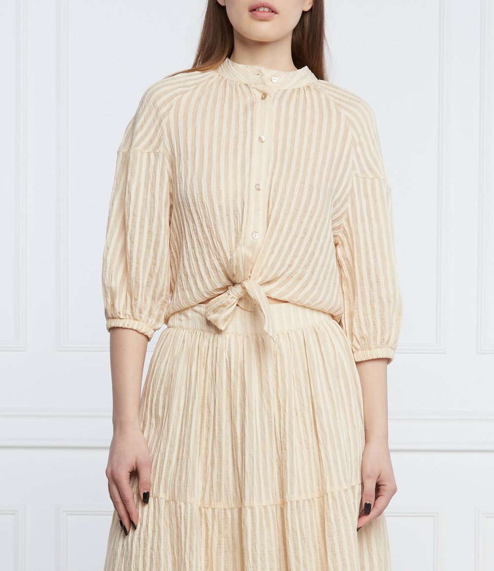 рубашка Silvian Heach - бежевый(PGP22223BL)