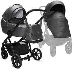 Детская коляска Noordi Fjordi Leather V2 2 в 1 1462819 Shadow Grey