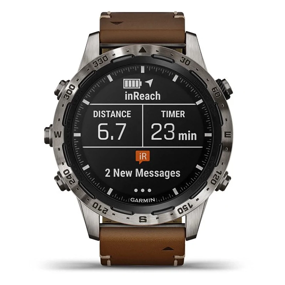 Спортивные титановые наручные часы GARMIN MARQ Adventurer, 010-02006-27