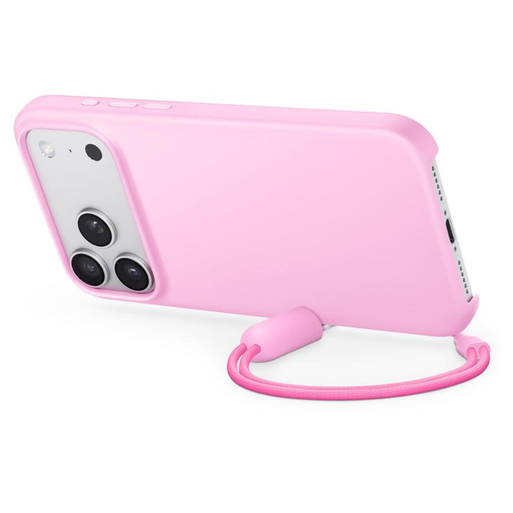 Пластиковый чехол MagSafe с ремешком-подставкой Beats Kickstand Case для iPhone 17 Pro Max Тонкий матовый гибридный поликарбонатный чехол с сенсорной накладкой для Контроллера камеры и съёмным ремешком