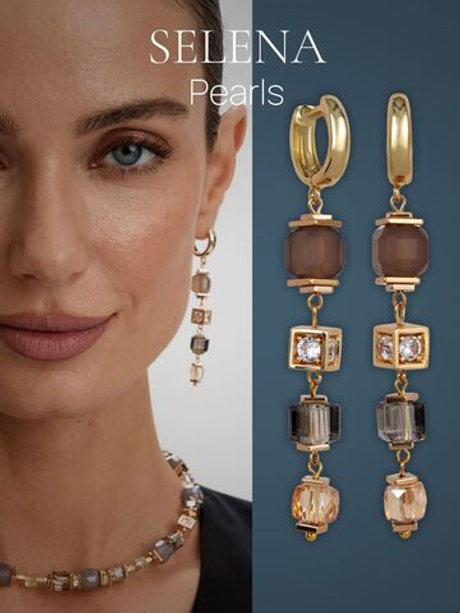 91001820 Серьги Selena Pearls