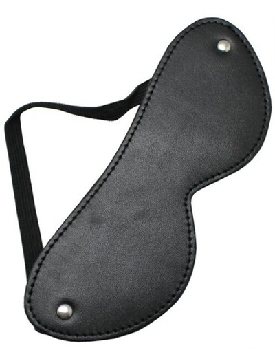 Маска на глаза черная закрытая на подкладке (Цвет: черный)