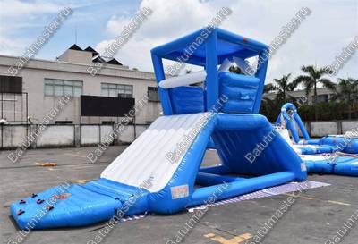 Коммерческий аквапарк на воде «Улыбка моря» 37×32×4 м