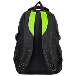 Çanta \ Bag \ Рюкзак БРАУБЕРГ универсальный, черный, салатовые вставки, 45х28х18см, 270766