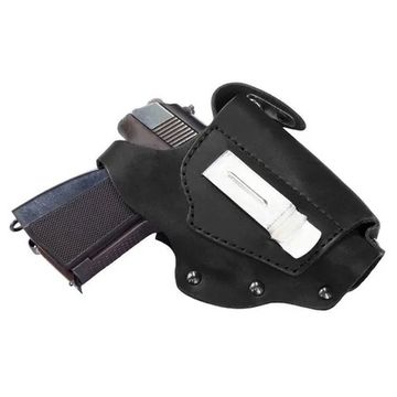 Кобура под ПМ полуоткрытая с запасной обоймой и пружиной для скрытого ношения ПК-25\2 черная