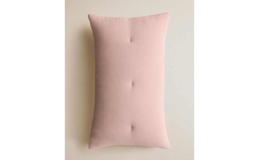 Zara Home наволочка декоративная из хлопка, розовый, 30x50 см