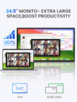 24.5" Портативный монитор Uperfect 2K IPS 2560x1440, 165 Гц