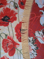 Гобеленовая скатерть Маки D 160 см