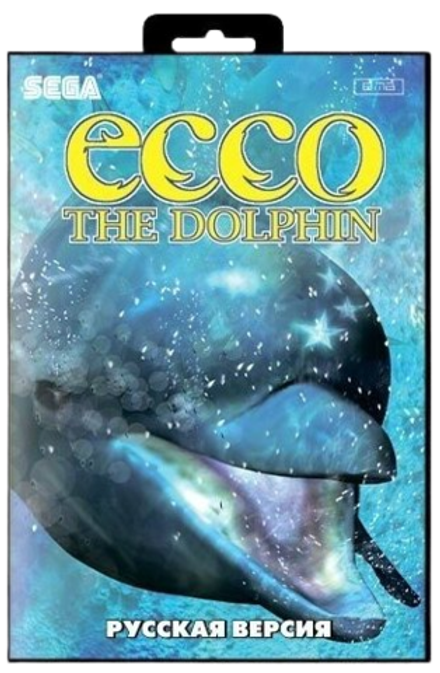 Картридж Ecco The Dolphin (SEGA, русская версия)
