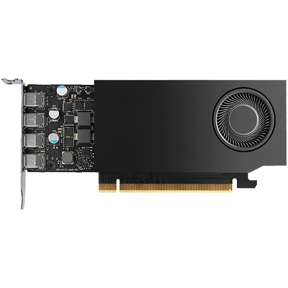 PNY NVIDIA A400 4GB Low Profile OEM Version, PCI-Express 3.0 x16, LP, 4 GB GDDR6 64-bit, 3x Mini DP 1.4, 1x ATX bracket
