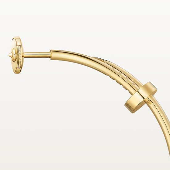 Cartier Серьги Juste un Clou hoop earrings, large model в желтом золоте
