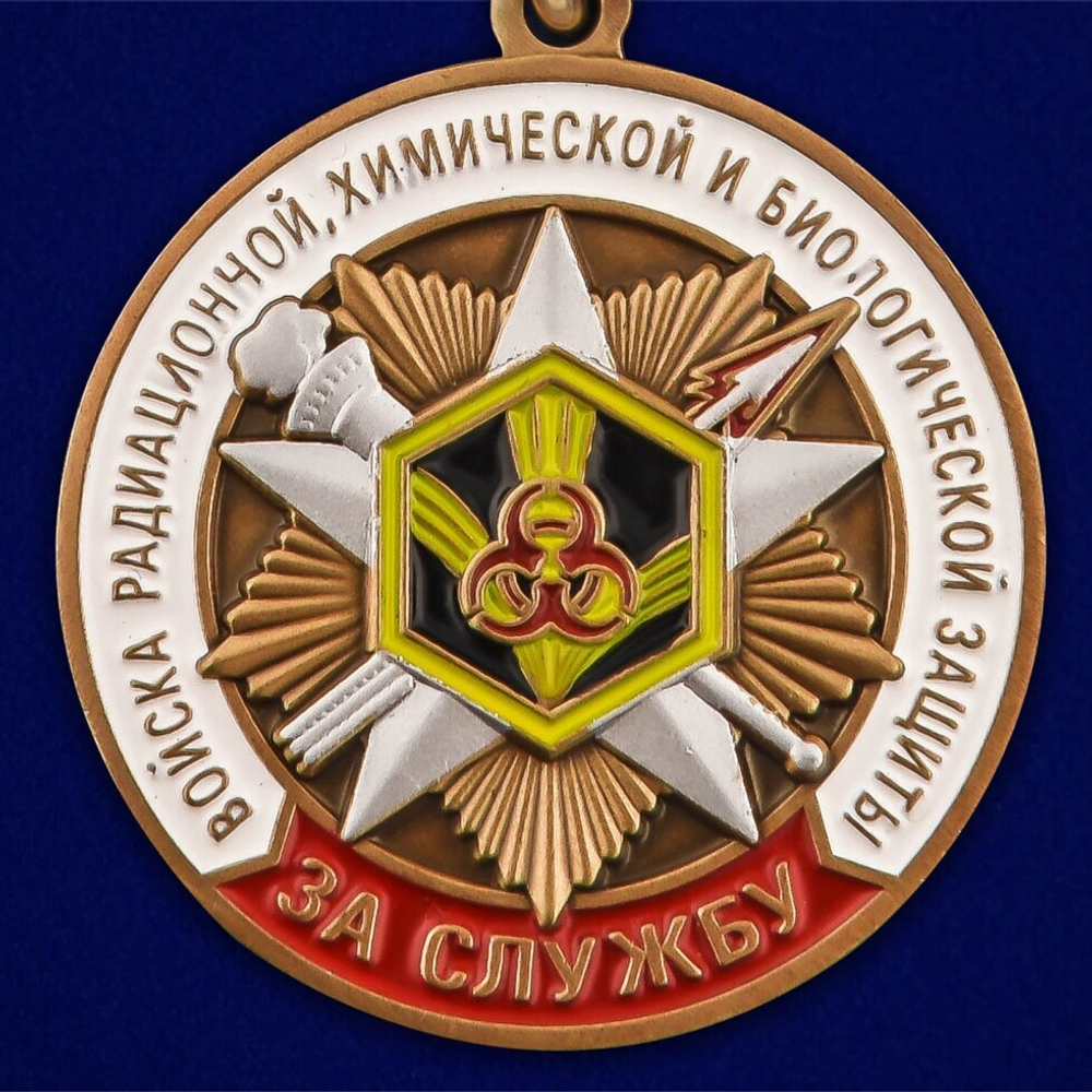 Памятная медаль "За службу в войсках РХБЗ"