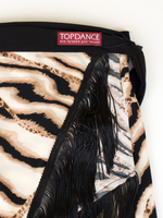 Юбка-платок с бахромой