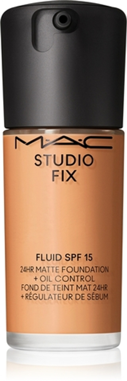 MAC Cosmetics Studio Fix Fluid SPF 15 24HR Matte Foundation + Oil Control - Тональная основа матирующая SPF 15 оттенок NC43.5, 30 ml