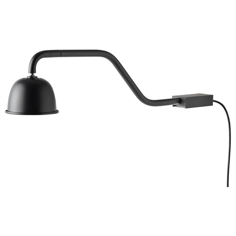 IKEA TVÄRDRAG  (ИКЕА ТВÄРДРАГ)  -  Подсветка шкафа, черная/ с регулировкой яркости