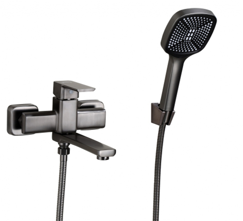 30010-P Смеситель для ванны (ГРАФИТ) HANSEN  (10/1шт)