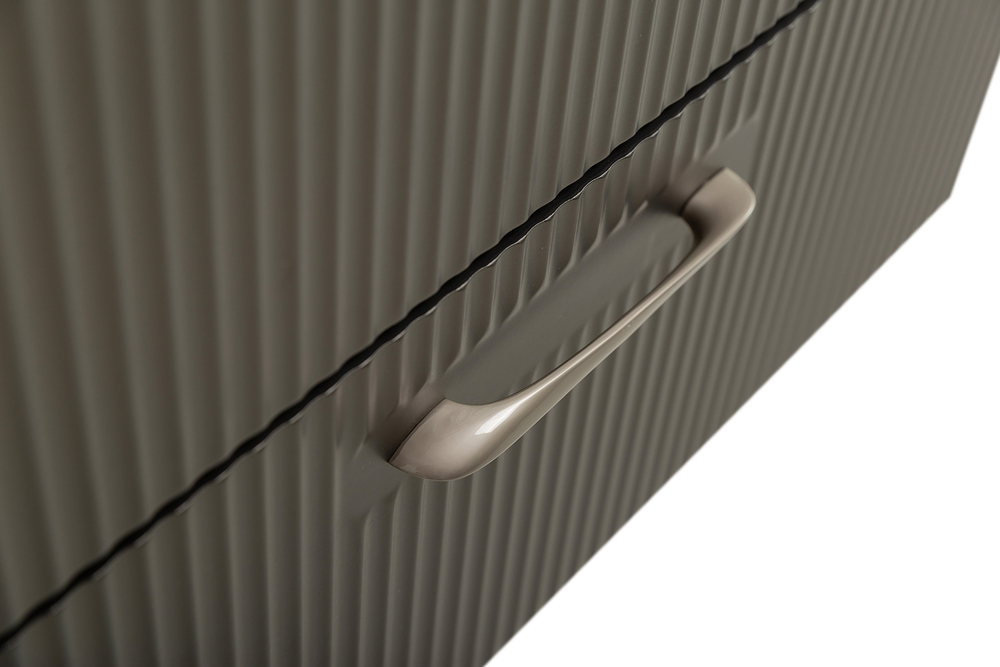 Подвесная тумба с раковиной Belbagno DUE 60 см Оружейная сталь DUE-600-2C-SO-GM-P + BB-8076-3-60