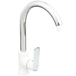 Смеситель для кухни, Frap, с картриджем, бел, F4031