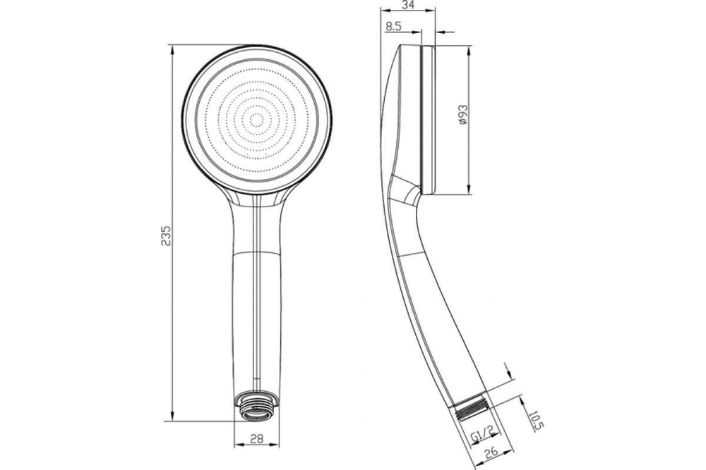 Лейка для душа IDDIS SpaHome SPA1F00i18