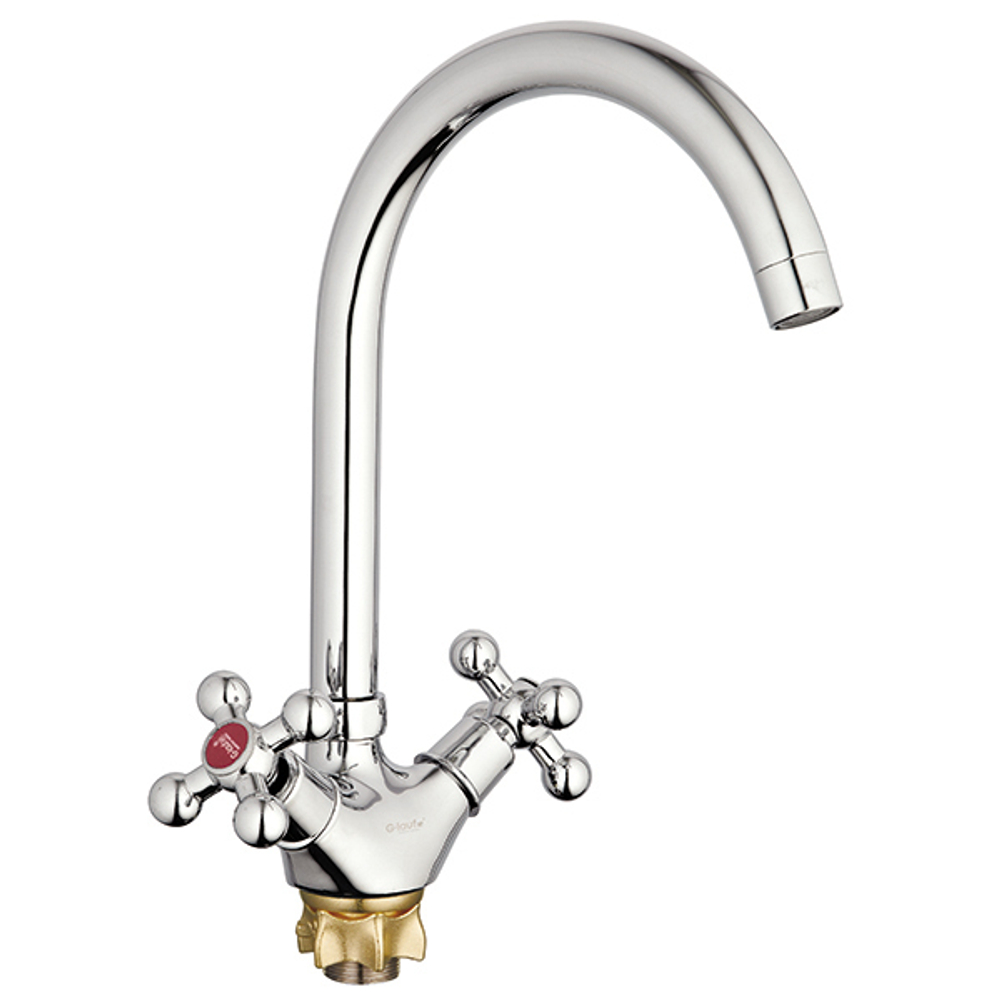 Смеситель для кухни 1/2 кер Glauf QTZ4-A856 п\гайку