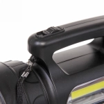 Фонарь ручной 3 режима,1Т6+1COB, аккумуляторная батарея 2400mAh USB 093