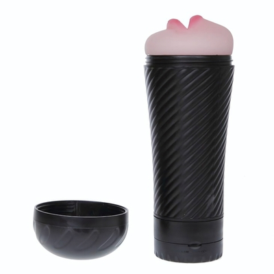 Мастурбатор-ротик с многоуровневой вибрацией (Цвет: телесный)