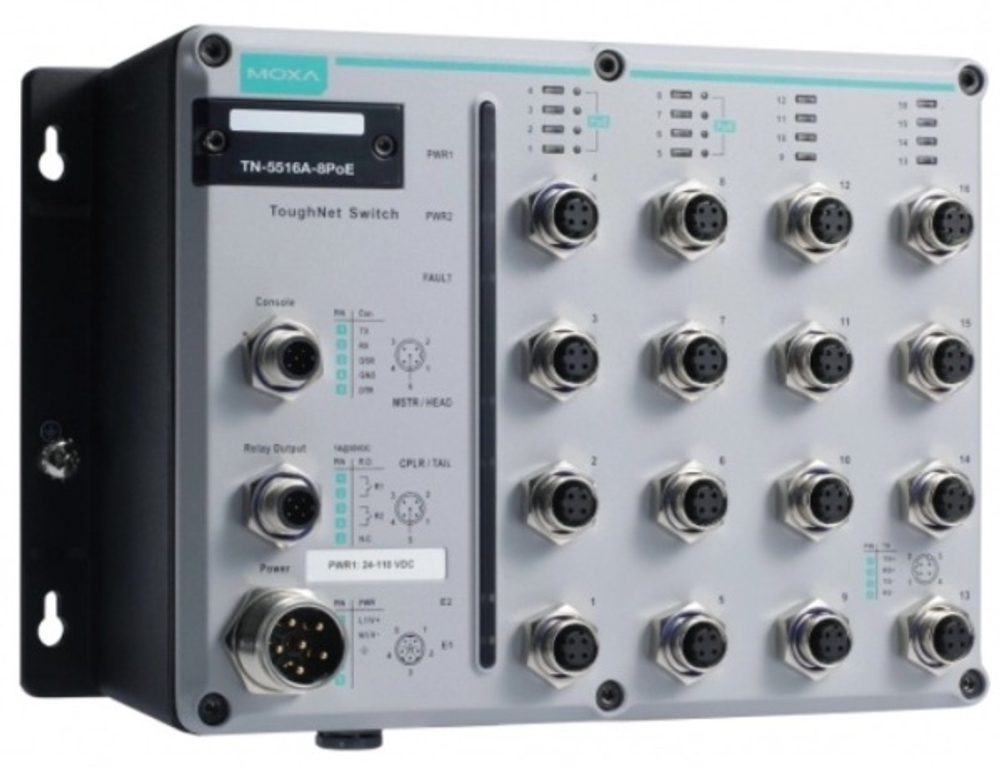 Коммутатор управляемый MOXA TN-5516A-WV-T