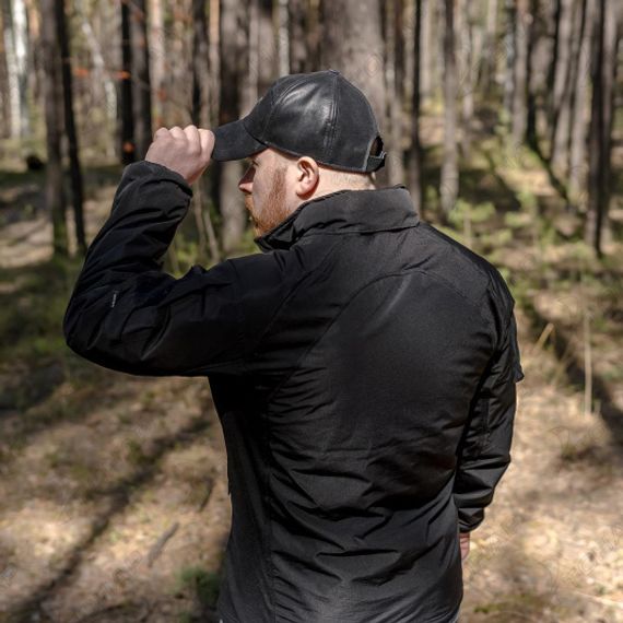 Бейсболка утепленная Tornado, Крэк, цв.черный р.L Helios