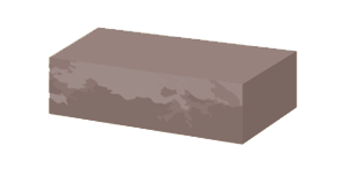 Кирпич силикатный Гулькевичи коричневый Руст одинарный полнотелый
