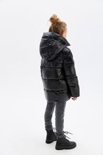 Черная куртка oversize PULKA, до -25 °C