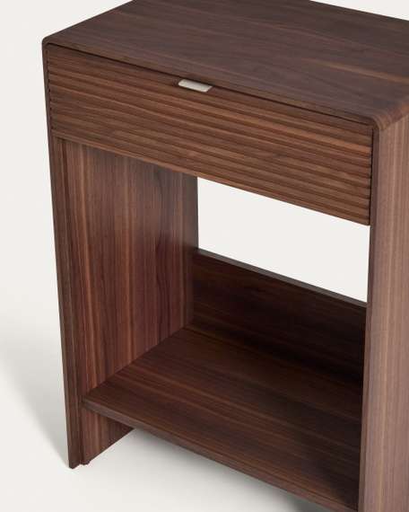 Буфет Norlen с ящиком и полкой из орехового шпона 60 x 81 см