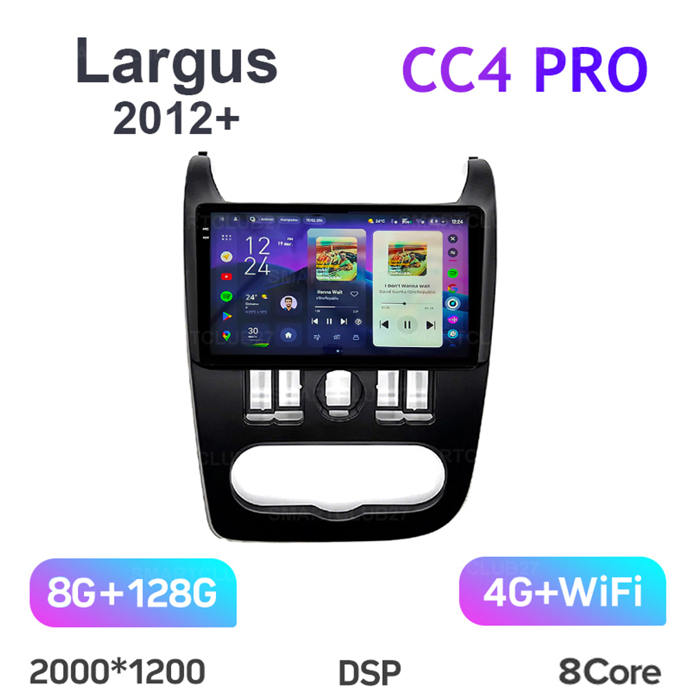 Teyes CC4 Pro 9" для Lada Largus 2012+