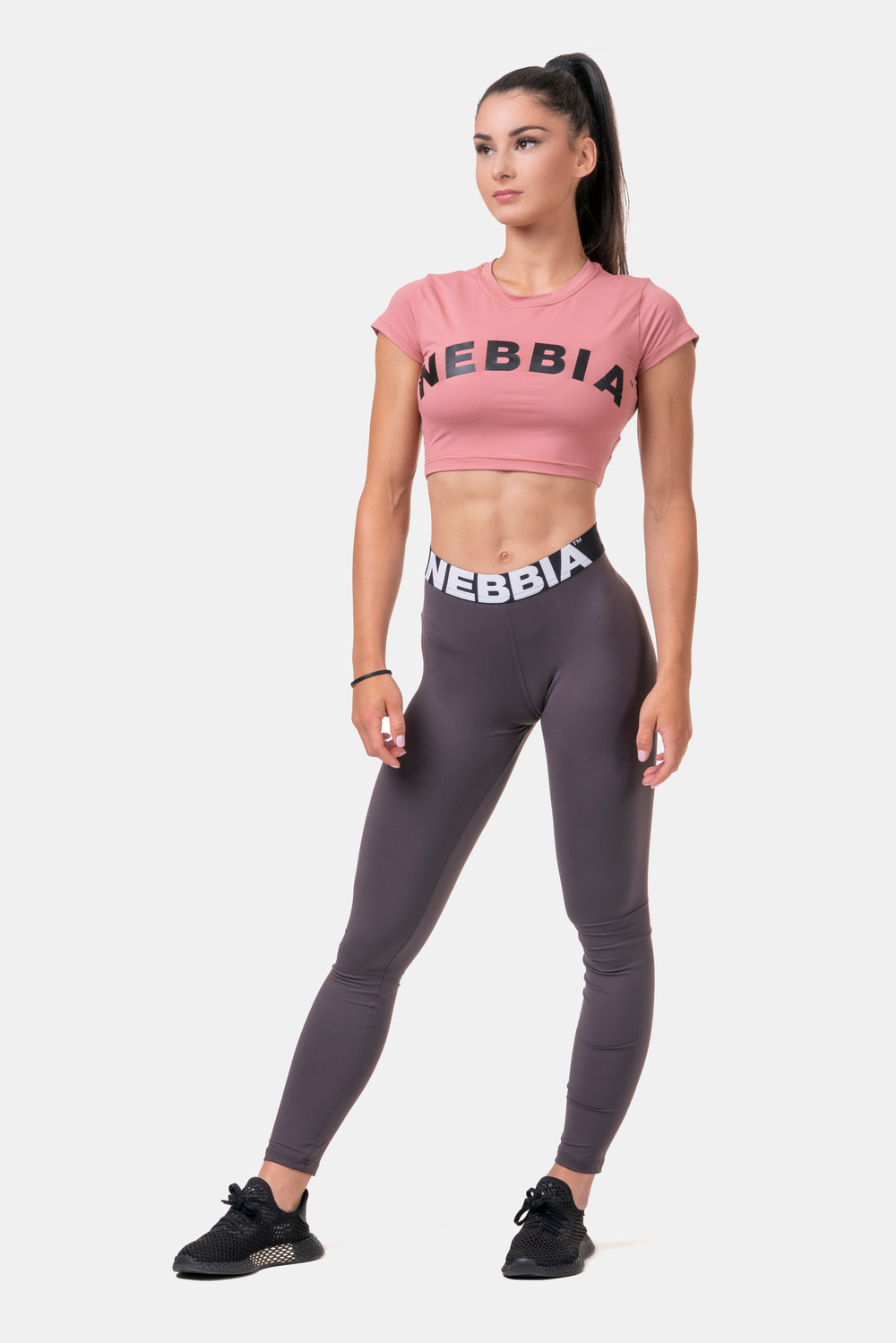 Топ женский Short Sleeve Sporty Crop Top 584 Розовый
