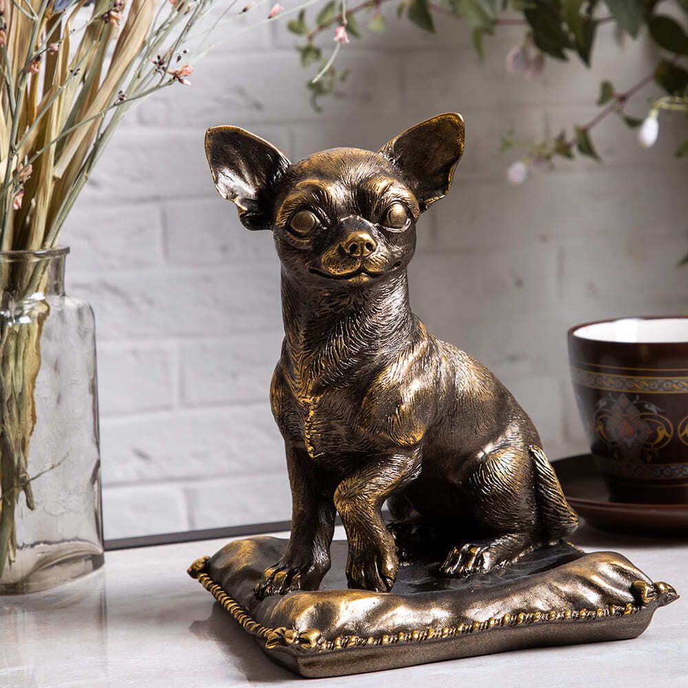 Статуэтка Собака Молли Бронза