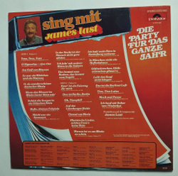 Винтажная виниловая пластинка LP James Last Sing Mit 7 Die Party Fur Das Ganze Jahr (Germany 1980) NM