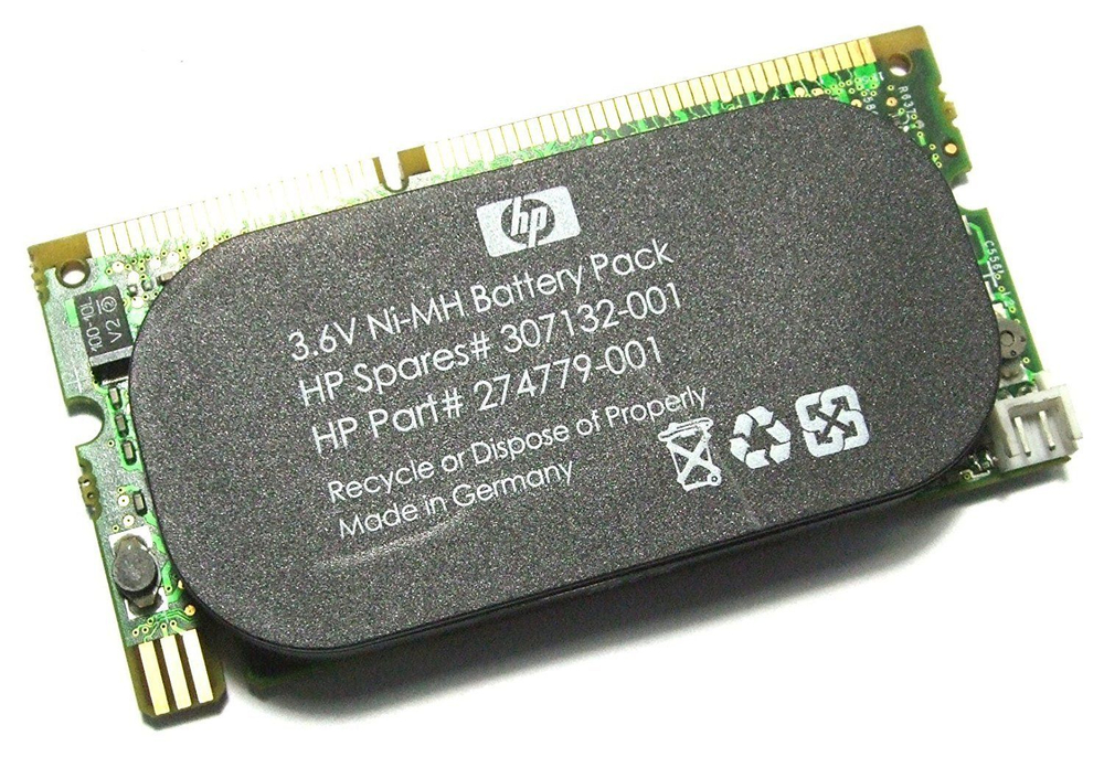Кэш-память HP 356272-001 413486-001 012796-000 012795-001 128 Mb для контроллера Smart Array 641 642 E200 E200i 307132-001 3.6V 500mAh