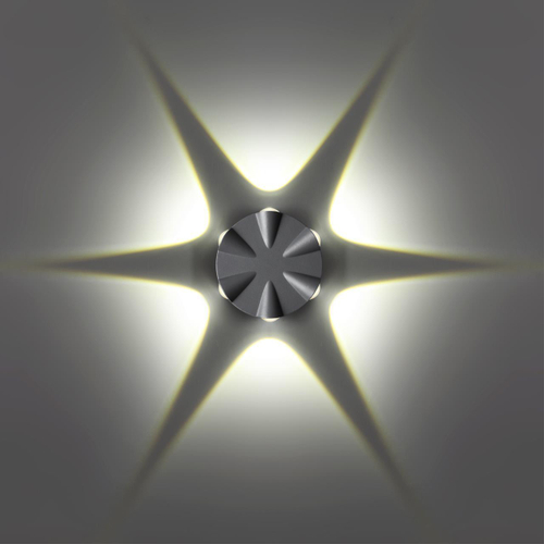 Уличный настенный светодиодный светильник 358941 STREET NT22 темно-серый IP54 LED 4000К 6W 85-265V CALLE